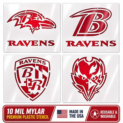 Ravens stencil american - –,